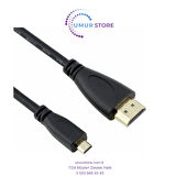 10 Metre Micro HDMI Kablo 10M Mikro HDMI Micro Hdmi To Hdmi Telefonlara Olmaz