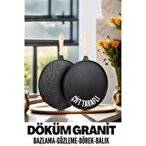 TransForMacion Çift Taraflı Döküm Granit Gözleme Bazlama Tavası 719155