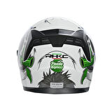 RHKC 528 Çenesiz Vizörlü Yazlık Kask Panda