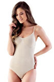Kadın Beyaz Seamless Desenli Body Korse  2072