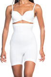 Kadın Beyaz Karın Toparlayıcı Özel Tasarım Boxer Korse 2033b