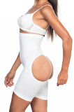 Kadın Beyaz Karın Toparlayıcı Özel Tasarım Boxer Korse 2033b