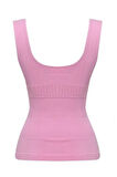 Pembe Seamless Toparlayıcı Atlet 5012
