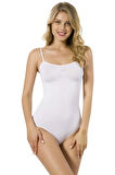 Kadın Beyaz Pedli Ip Askılı Çıtçıtlı Toparlayıcı Body 1925