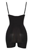 Kadın Siyah Göğsü Açık Paçalı Boy Korse 2058s