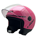 Axxis Square S Solid A8 Gloss Pink Yazlık Motosiklet Kaskı