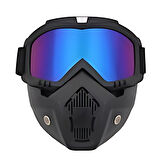 Prosev Motosiklet Kask Maskesi ve Gözlüğü MKM İridyum