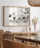 Çerçevesiz Poster Numata Kashu Kuşlar