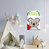 Uyku Zamanı Koala Kanvas Tablo