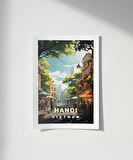 Çerçevesiz Poster Vietnam'ın Kalbi Hanoi