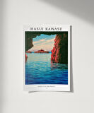 Çerçevesiz Poster Hasui Kawase Kojaku Mağarası Oga Yarımadası