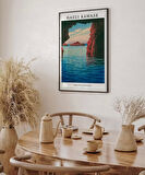 Çerçevesiz Poster Hasui Kawase Kojaku Mağarası Oga Yarımadası