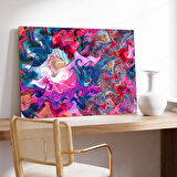 Psikedelik Akış Kanvas Tablo