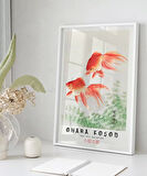 Çerçevesiz Poster Ohara Koson İki Japon Balığı