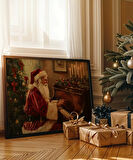 Çerçevesiz Poster Müzikal Noel Baba