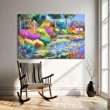 Bahçe Çiçekleri Kanvas Tablo