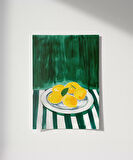 Çerçevesiz Poster Yeşil Bahçeden Bir Kesit