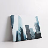 Gökdelenler Arasında Kanvas Tablo