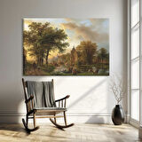 Kırsal Sessizlik Kanvas Tablo