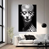 Akışkan Yüz Kanvas Tablo