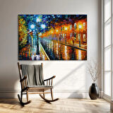 Gece Aydınlığı Kanvas Tablo