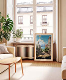 Çerçevesiz Poster And Dağları Eteğinde Santiago