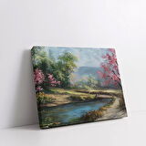 Baharın İlk Çiçekleri Kanvas Tablo