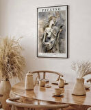Çerçevesiz Poster Pablo Picasso Mandolinli Kız