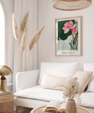 Çerçevesiz Poster Ohara Koson Çiçek Açan Lotus Çiçekleri