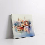 Rıhtımda Yansımalar Kanvas Tablo