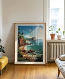 Çerçevesiz Poster Phuket Tropik Sahil Manzarası
