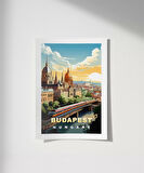 Çerçevesiz Poster Tuna Nehri Üzerinde Gün Doğumu