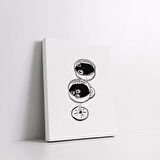 Siyah Kokteyl Kanvas Tablo