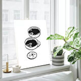 Siyah Kokteyl Kanvas Tablo