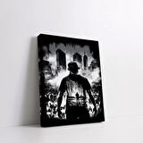 Savaşçının Silüeti Kanvas Tablo