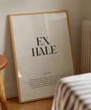 Çerçevesiz Poster Nefesle Bırak