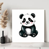 Oyun Zamanı Panda Kanvas Tablo
