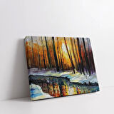 Sonbaharın Renk Akışı Kanvas Tablo