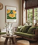 Çerçevesiz Poster Sarı Çiçek Coşkusu