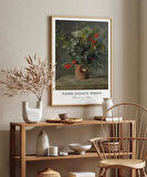 Çerçevesiz Poster Pierre Auguste Renoir Vazoda Çiçekler
