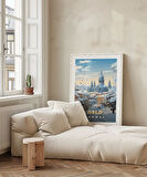 Çerçevesiz Poster Oslo Kış Manzarası