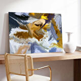 Altın Yapraklar Kanvas Tablo