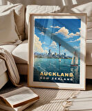 Çerçevesiz Poster Auckland Sanat Baskısı