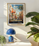 Çerçevesiz Poster Barcelona’nın Zarif Sokakları