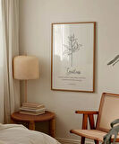 Çerçevesiz Poster Gentleness Temalı Minimalist