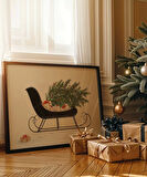 Çerçevesiz Poster Hediye ve Çam Temalı Yılbaşı