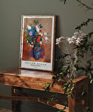 Çerçevesiz Poster Odilon Redon Çiçek Buketi