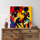 Etnik Dansçılar Kanvas Tablo