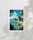 Çerçevesiz Poster Krabi, Tayland Seyahat