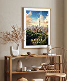 Çerçevesiz Poster Nairobi Şehir Manzarası
